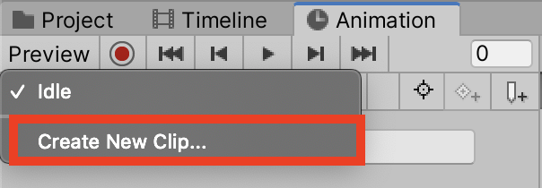 Figure 04: Create New Clip