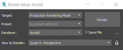 Figure 07: Render Setup