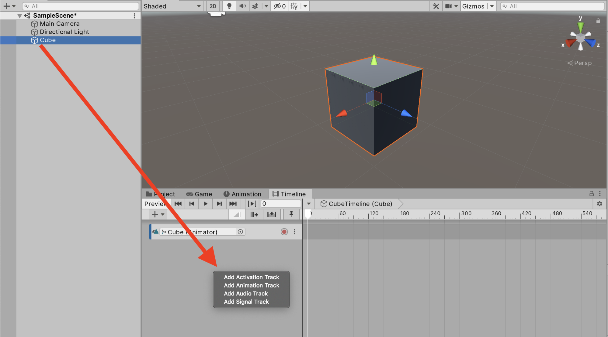 Figure 04: Context menu