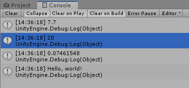 Figure 02: The expected console output