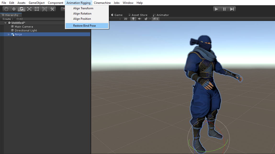 Figure 07: Restore Bind Pose
