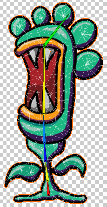 Figure 11: This first joint chain will control the motion of the character’s stalk.