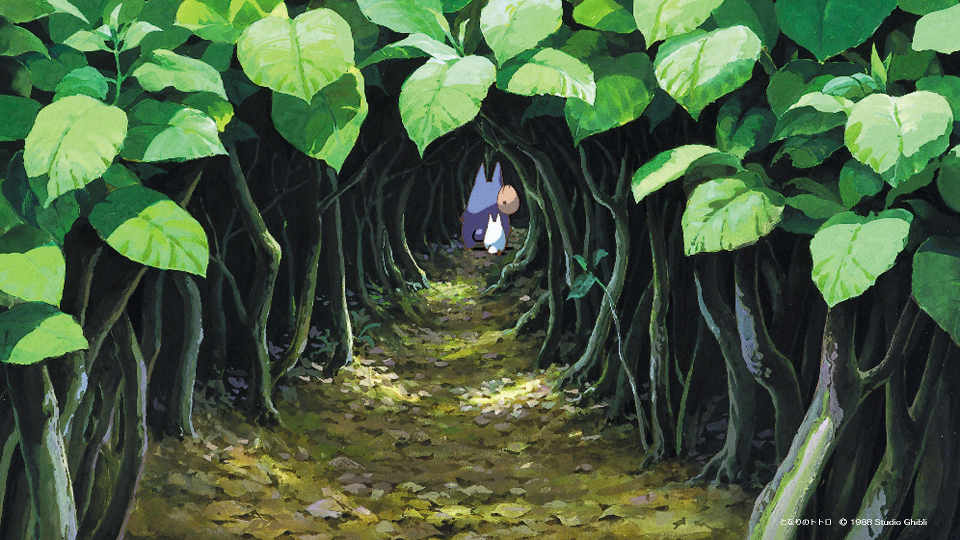 Do you like Totoro? This is text underneath of an image from the movie.
