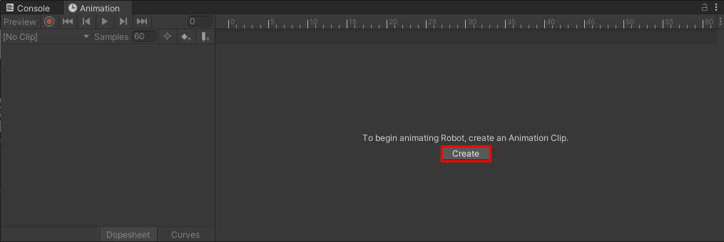Figure 07: Creating the new Animation Clip