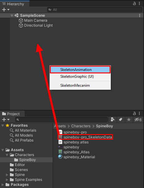 Figure 03: Context menu