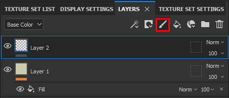Figure 09: Adding a new layer in the Layers panel