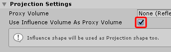 Figure 06: Using the Influence Volume as the Proxy Volume
