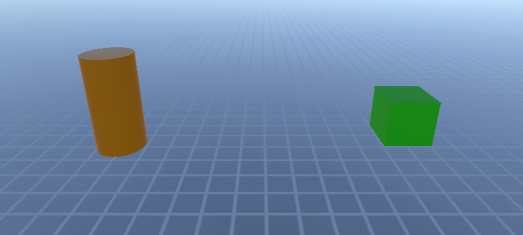 Alt text: Our scene without Screen Space Reflections