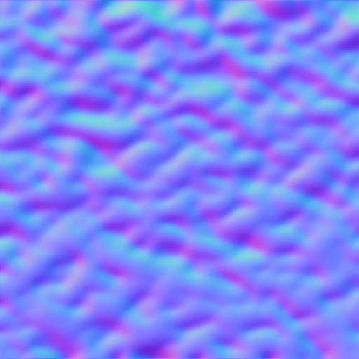 Figure 01: An example of a normal map you can use for your water