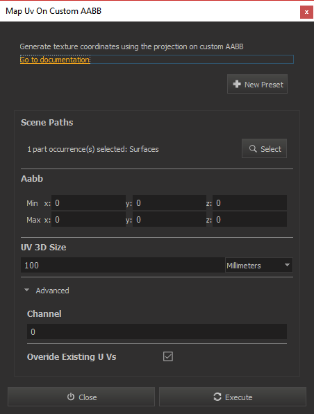 Figure 05: Custom Bounding Box Property window
