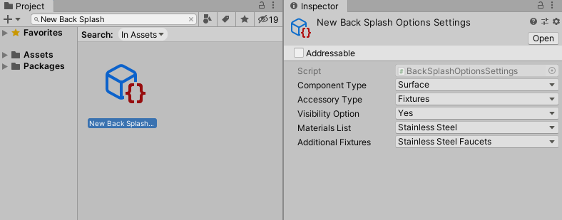 Figure 02: The same ScriptableObject configured for a backsplash.