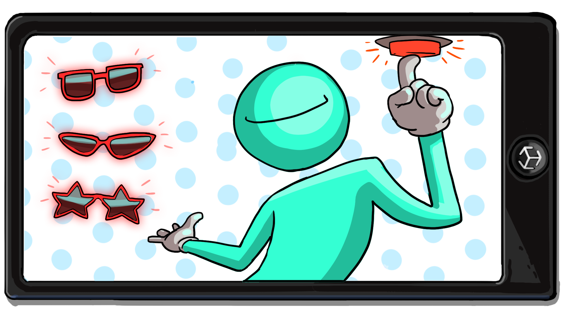 Configure one color button