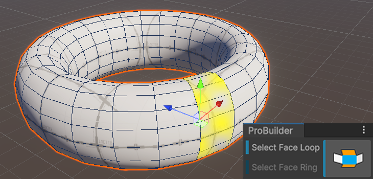 Face Loop tool to select all perimeter faces vertically