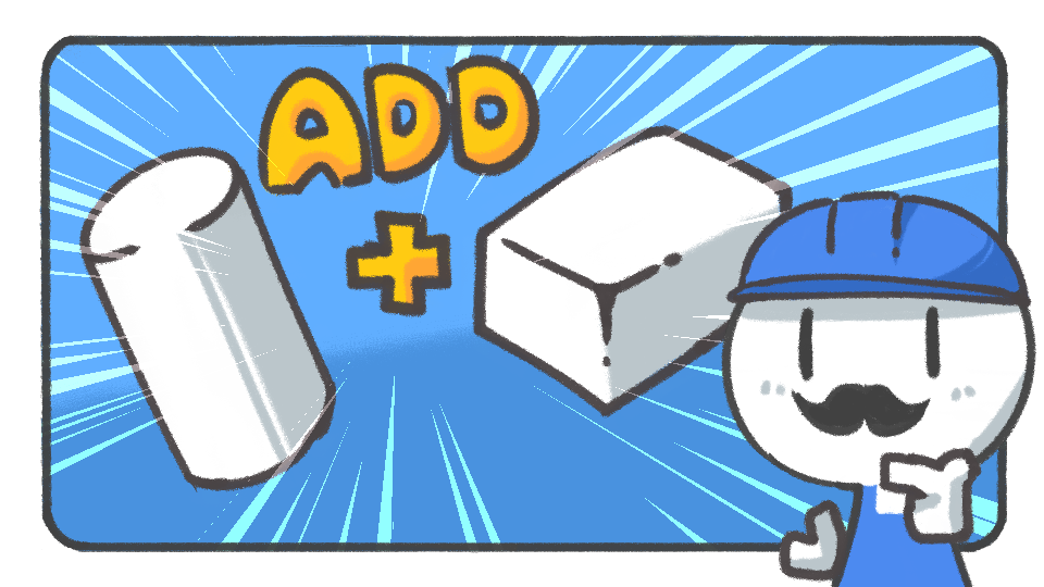 Create 3D models with round faces