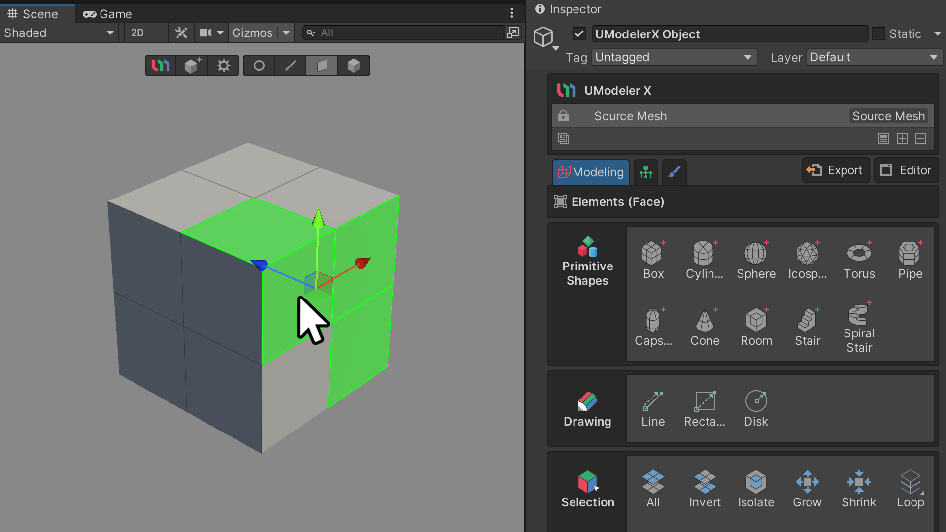 Modeling using Modeling Mode