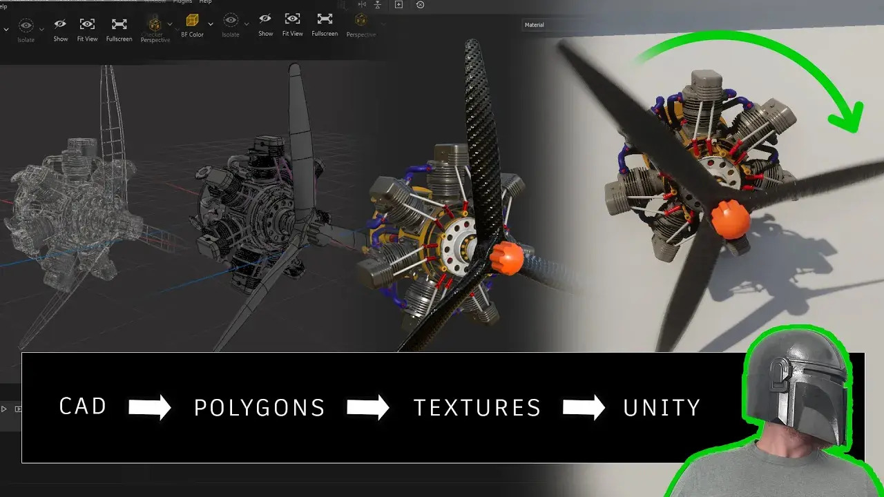 Pixyz to Substance Painter to Unity