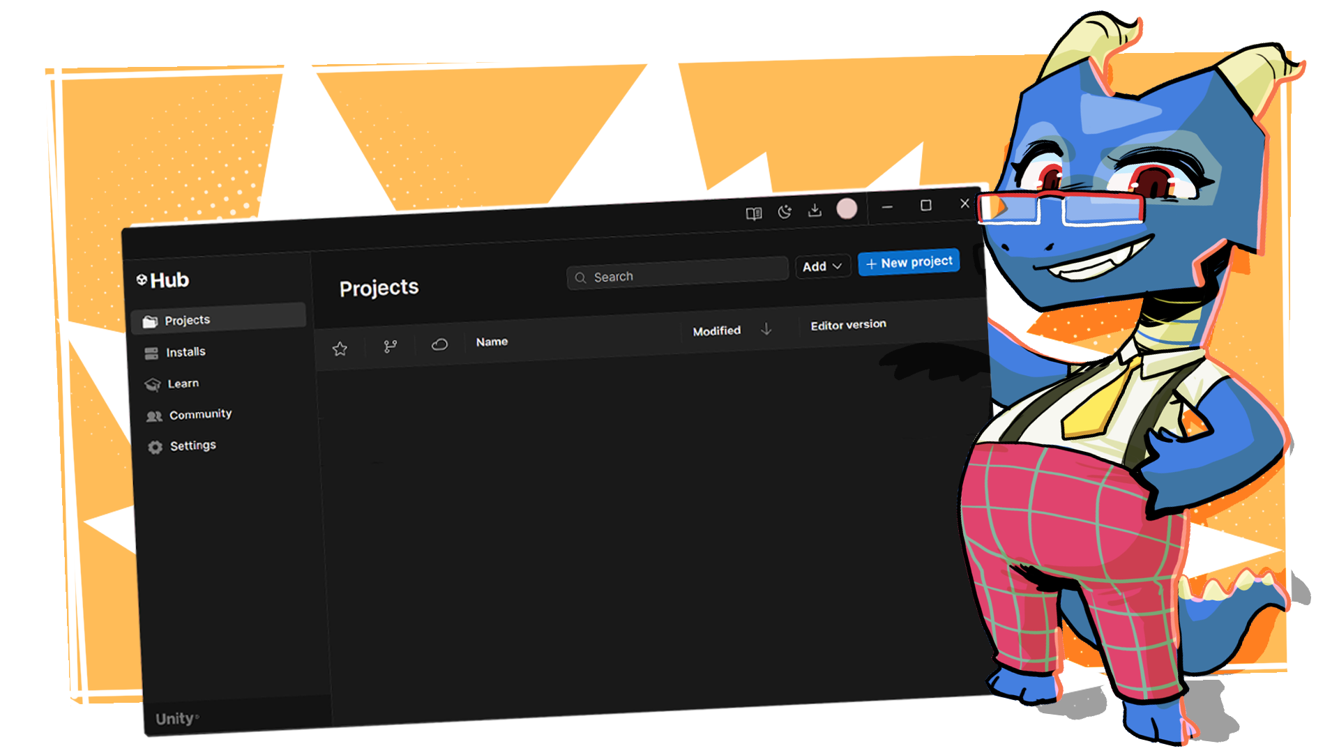 Explore the Unity Hub