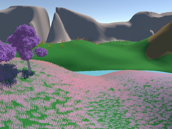 Some meadows made with a free asset