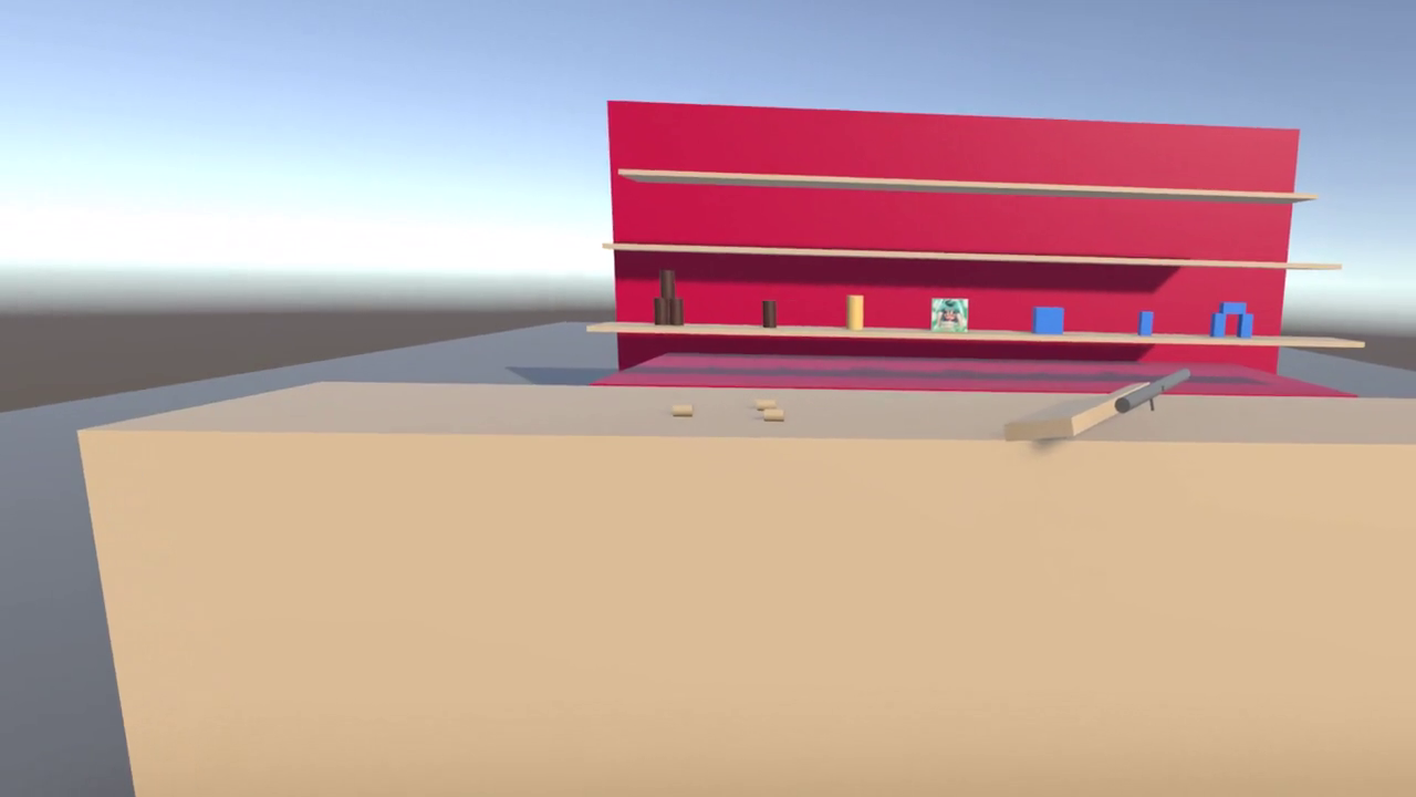 Shateki (shooting gallery) VR prototype gameplay footage