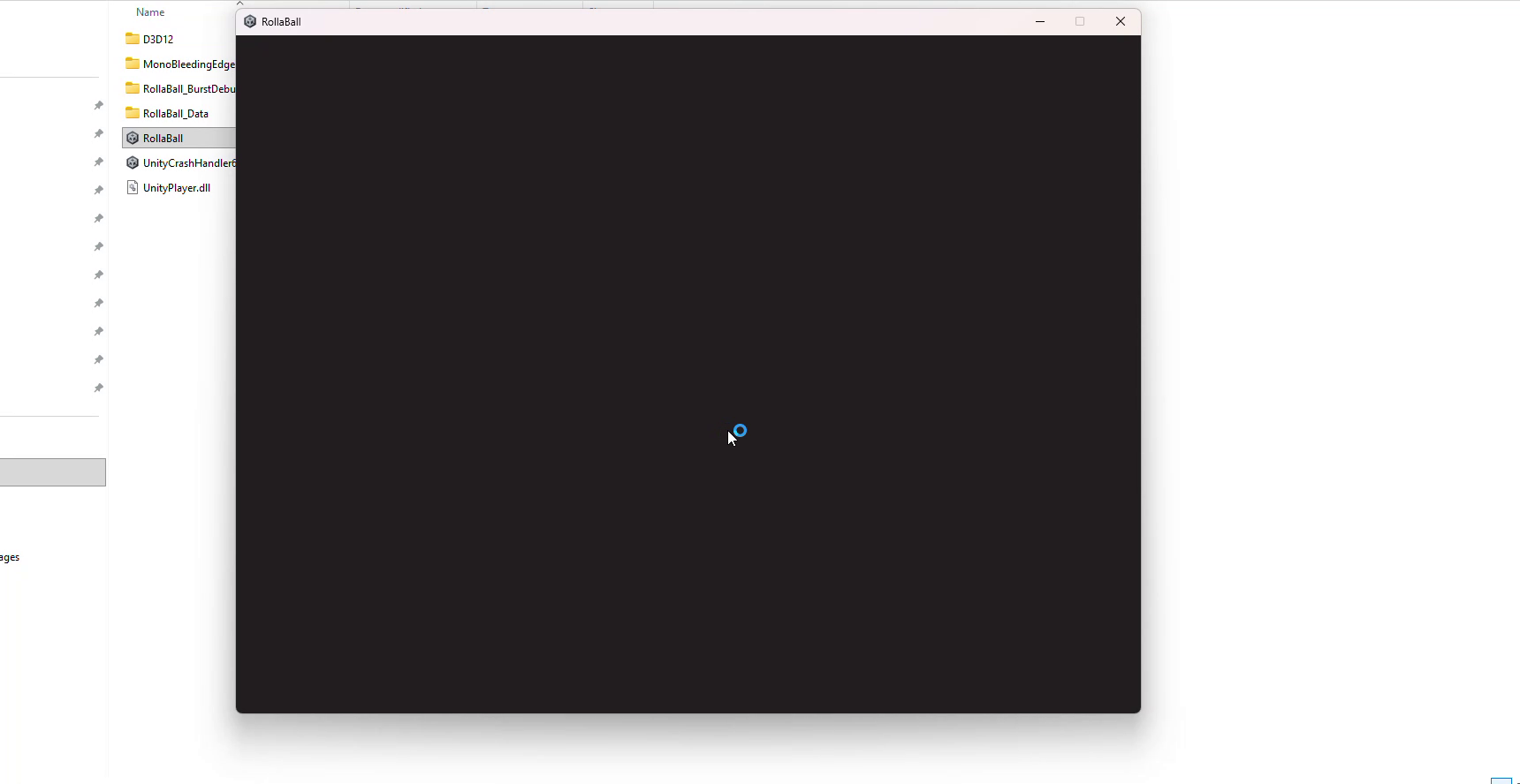 UNITY Screen Recording (RollaBall)